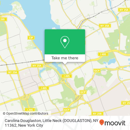 Mapa de Carolina Douglaston, Little Neck (DOUGLASTON), NY 11362