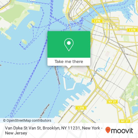 Van Dyke St Van St, Brooklyn, NY 11231 map