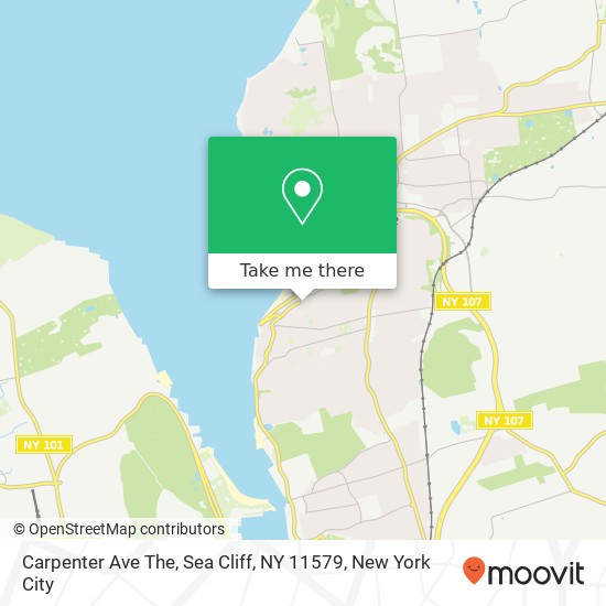 Carpenter Ave The, Sea Cliff, NY 11579 map