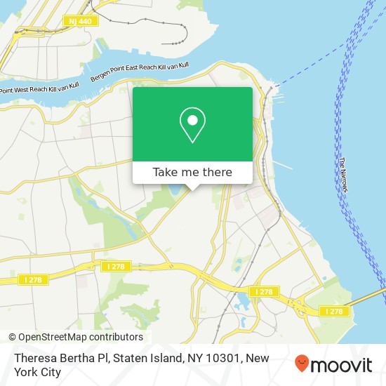 Theresa Bertha Pl, Staten Island, NY 10301 map