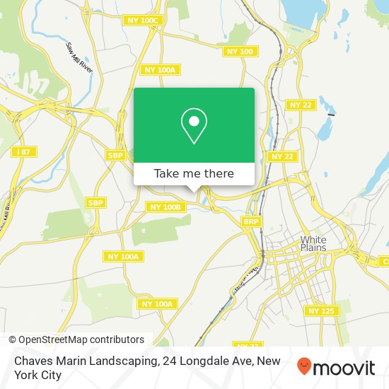 Mapa de Chaves Marin Landscaping, 24 Longdale Ave