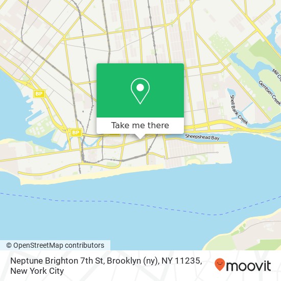 Mapa de Neptune Brighton 7th St, Brooklyn (ny), NY 11235