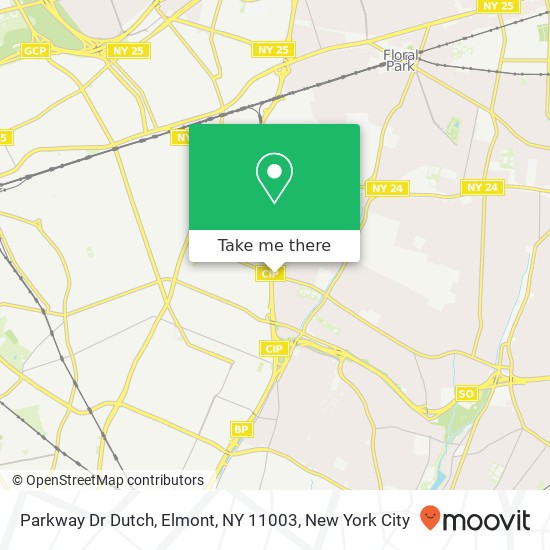 Parkway Dr Dutch, Elmont, NY 11003 map