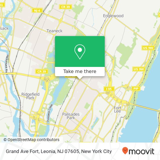 Grand Ave Fort, Leonia, NJ 07605 map