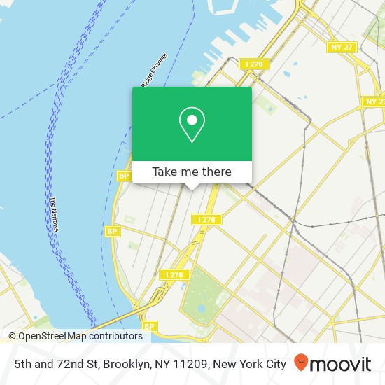 5th and 72nd St, Brooklyn, NY 11209 map