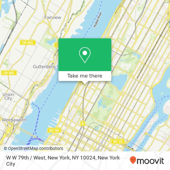Mapa de W W 79th / West, New York, NY 10024