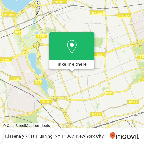 Kissena y 71st, Flushing, NY 11367 map