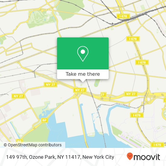 Mapa de 149 97th, Ozone Park, NY 11417