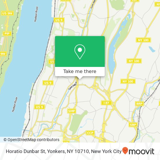 Mapa de Horatio Dunbar St, Yonkers, NY 10710