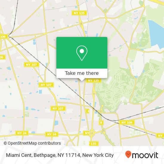 Mapa de Miami Cent, Bethpage, NY 11714