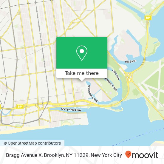 Bragg Avenue X, Brooklyn, NY 11229 map