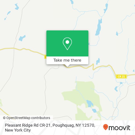 Pleasant Ridge Rd CR-21, Poughquag, NY 12570 map