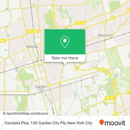 Geodata Plus, 100 Garden City Plz map
