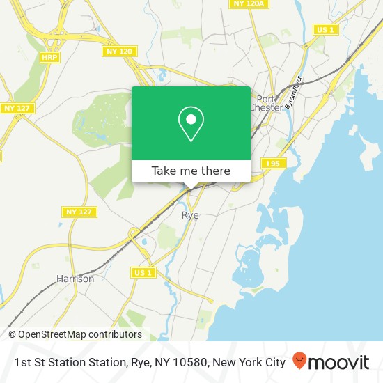 1st St Station Station, Rye, NY 10580 map