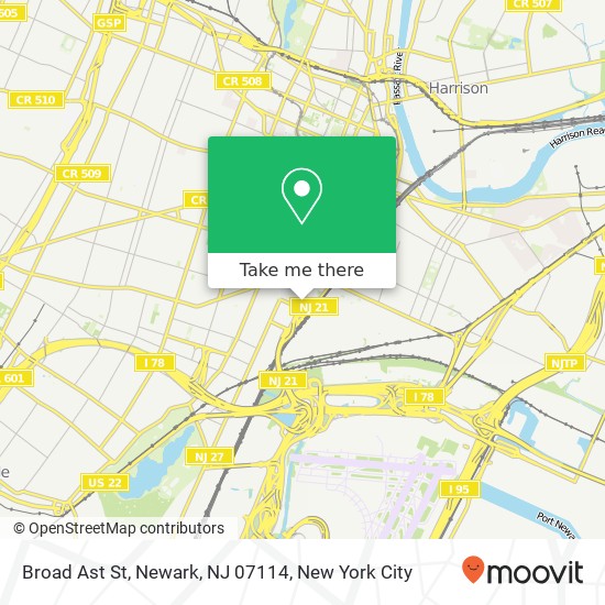 Broad Ast St, Newark, NJ 07114 map