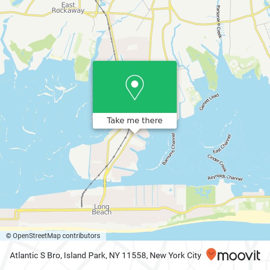 Mapa de Atlantic S Bro, Island Park, NY 11558