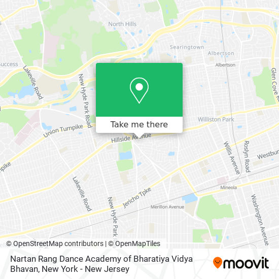 Mapa de Nartan Rang Dance Academy of Bharatiya Vidya Bhavan