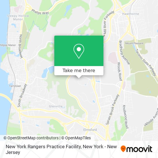 New York Rangers Practice Facility map