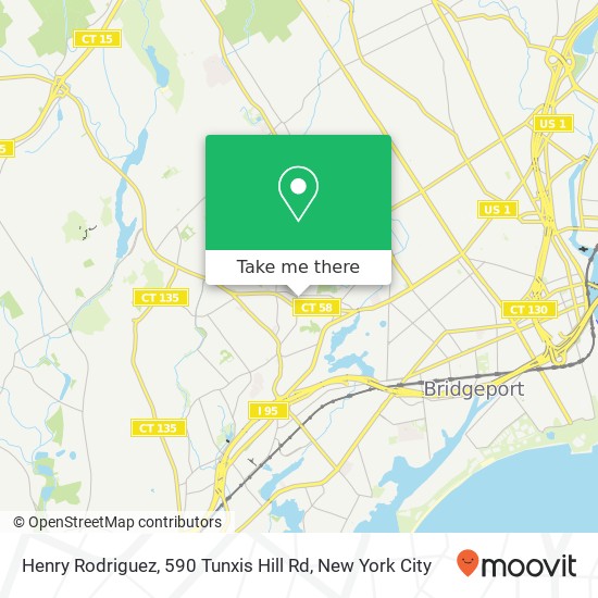 Henry Rodriguez, 590 Tunxis Hill Rd map