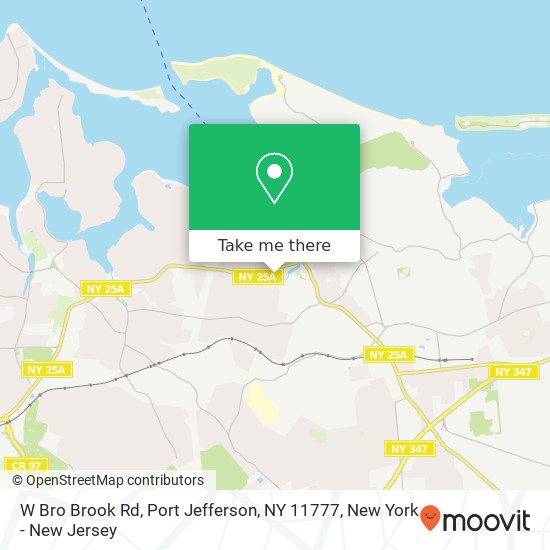 W Bro Brook Rd, Port Jefferson, NY 11777 map