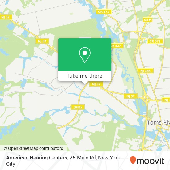 American Hearing Centers, 25 Mule Rd map