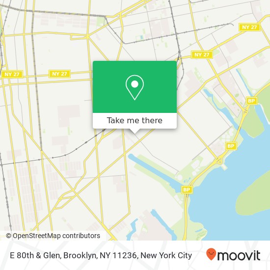 E 80th & Glen, Brooklyn, NY 11236 map