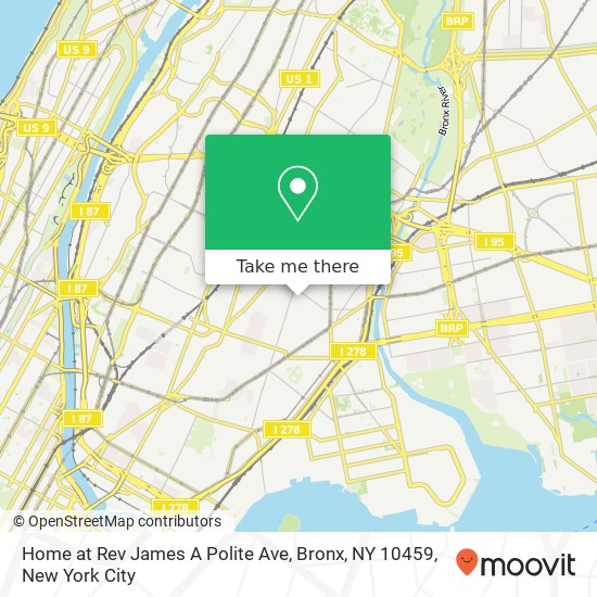 Home at Rev James A Polite Ave, Bronx, NY 10459 map