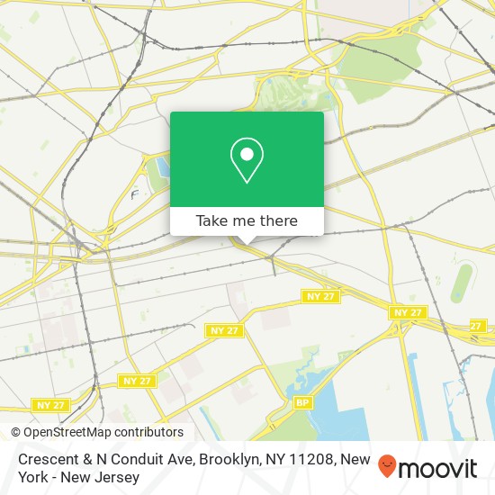 Crescent & N Conduit Ave, Brooklyn, NY 11208 map