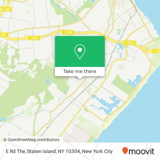 E Rd The, Staten Island, NY 10304 map