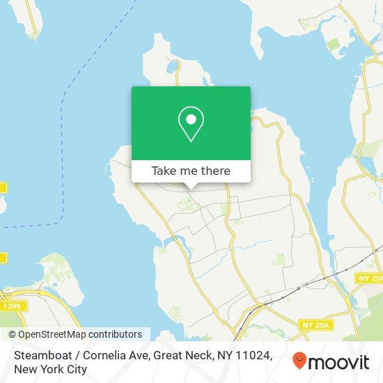 Steamboat / Cornelia Ave, Great Neck, NY 11024 map