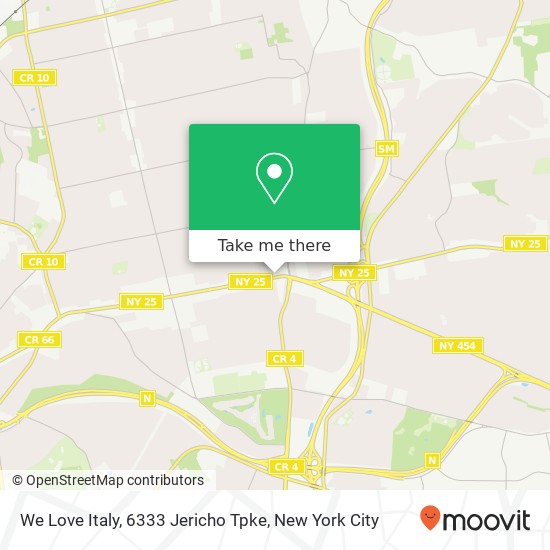 We Love Italy, 6333 Jericho Tpke map