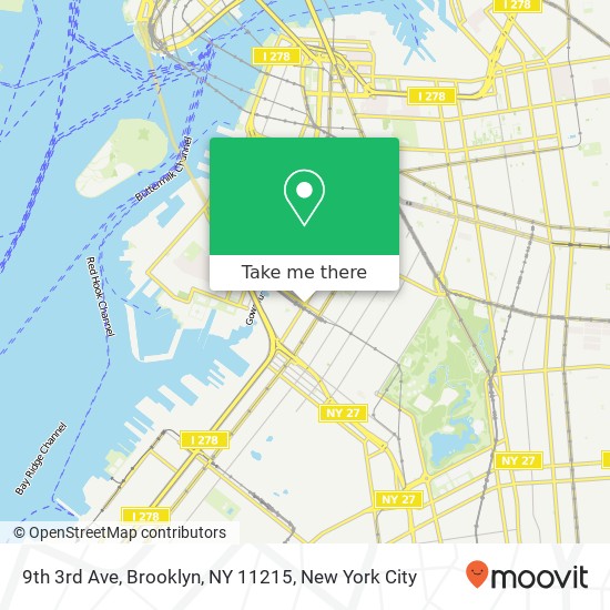 9th 3rd Ave, Brooklyn, NY 11215 map