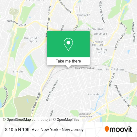 S 10th N 10th Ave map
