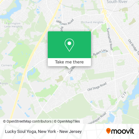 Lucky Soul Yoga map