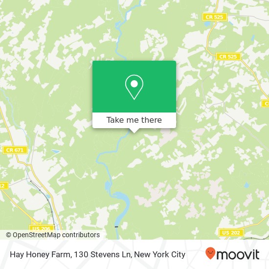 Mapa de Hay Honey Farm, 130 Stevens Ln