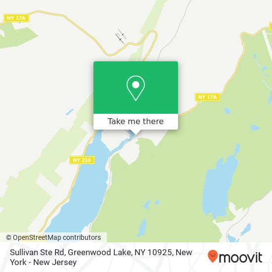 Mapa de Sullivan Ste Rd, Greenwood Lake, NY 10925