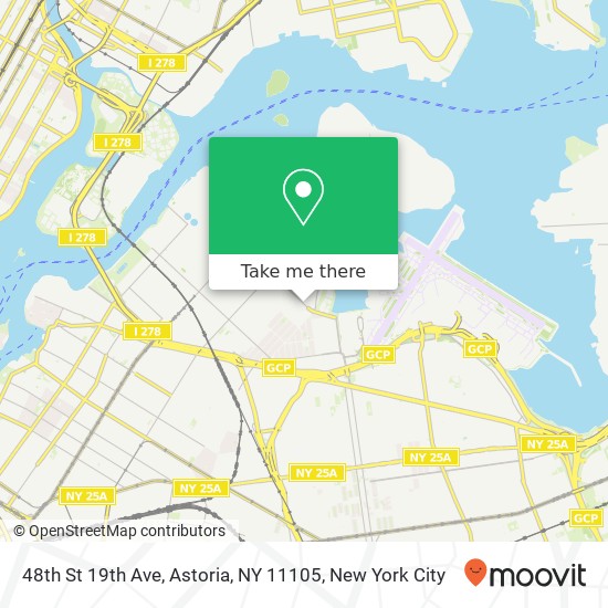 48th St 19th Ave, Astoria, NY 11105 map