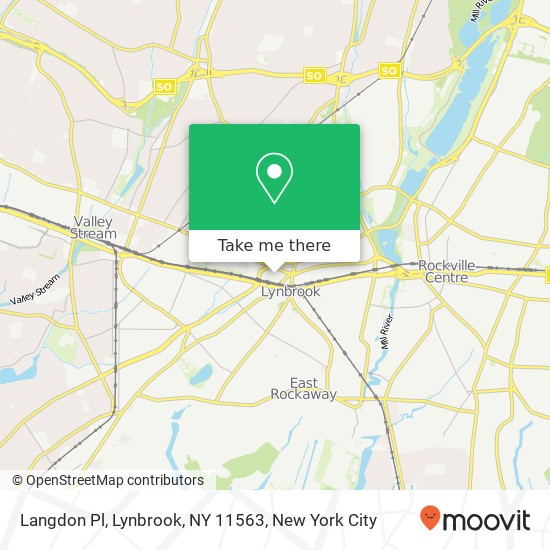 Langdon Pl, Lynbrook, NY 11563 map