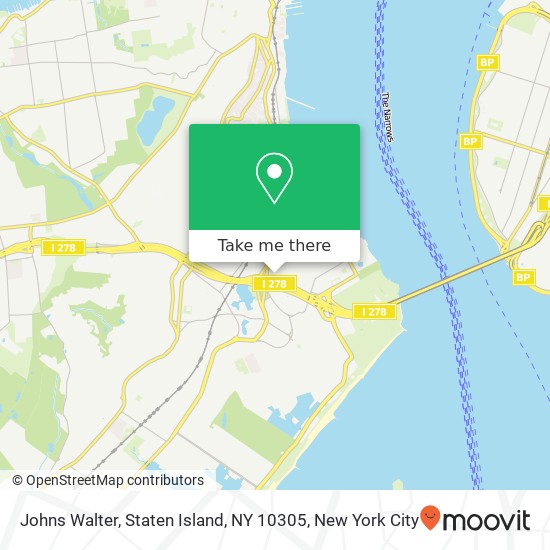 Johns Walter, Staten Island, NY 10305 map