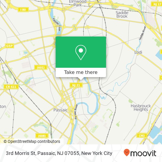 3rd Morris St, Passaic, NJ 07055 map