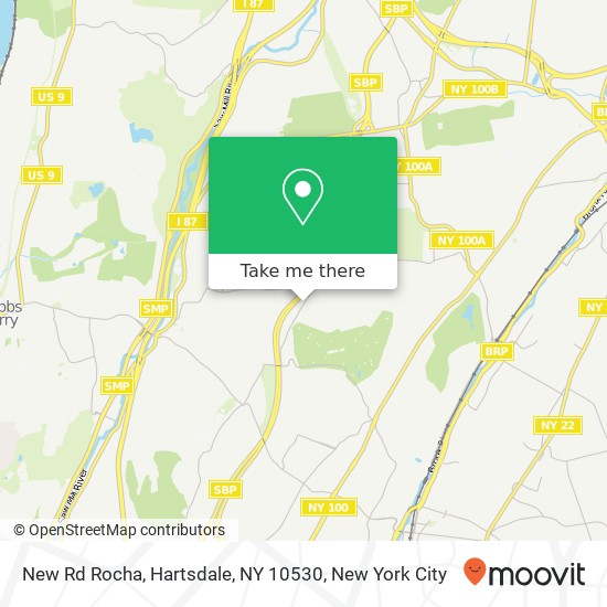 Mapa de New Rd Rocha, Hartsdale, NY 10530