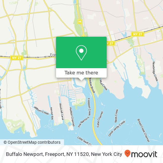 Buffalo Newport, Freeport, NY 11520 map