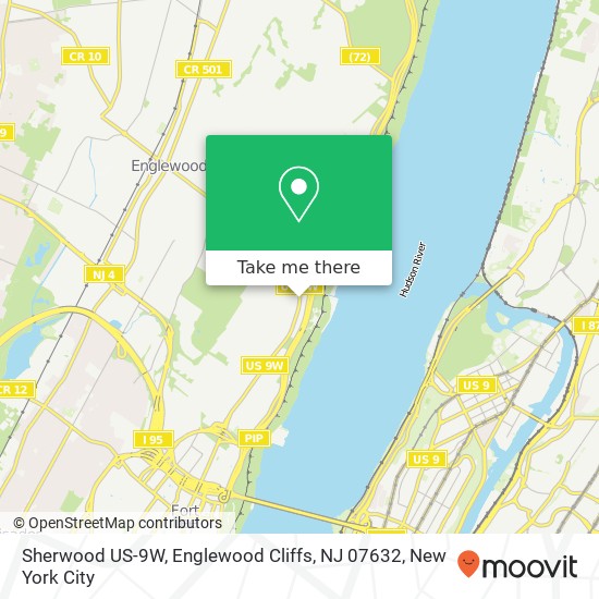 Mapa de Sherwood US-9W, Englewood Cliffs, NJ 07632