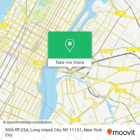 50th RT-25A, Long Island City, NY 11101 map