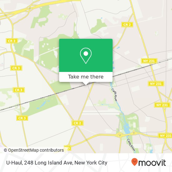 Mapa de U-Haul, 248 Long Island Ave