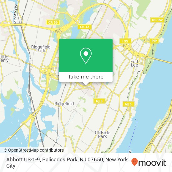 Abbott US-1-9, Palisades Park, NJ 07650 map