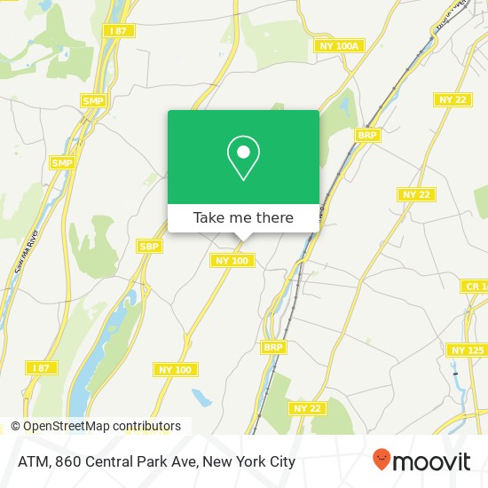 ATM, 860 Central Park Ave map