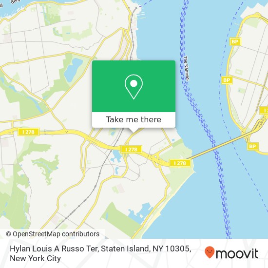 Mapa de Hylan Louis A Russo Ter, Staten Island, NY 10305