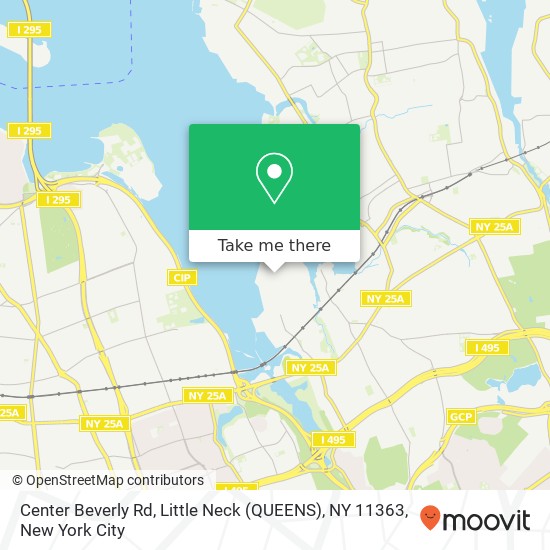 Mapa de Center Beverly Rd, Little Neck (QUEENS), NY 11363