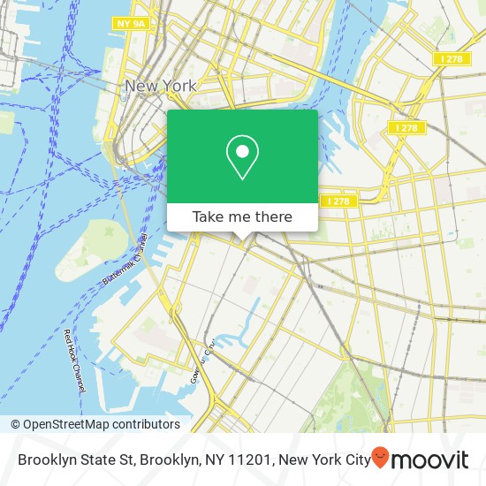 Mapa de Brooklyn State St, Brooklyn, NY 11201